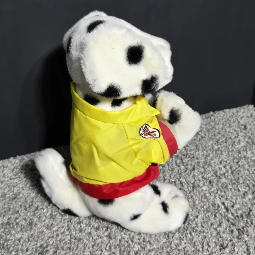 VINTAGE‎ Texaco Dalmatian Dog Plush Stuffed Animal Pilot Fireman 1998 12